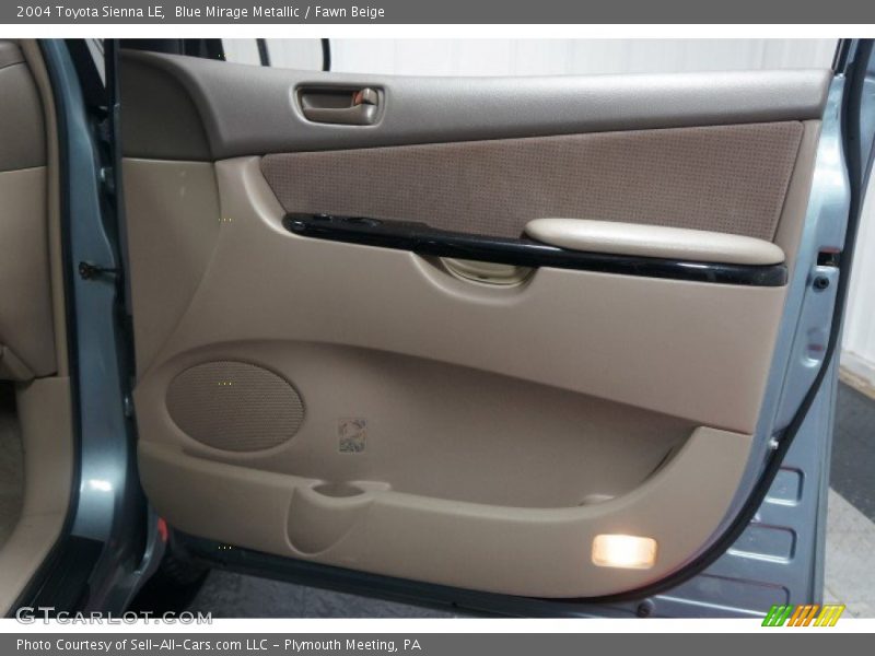 Blue Mirage Metallic / Fawn Beige 2004 Toyota Sienna LE