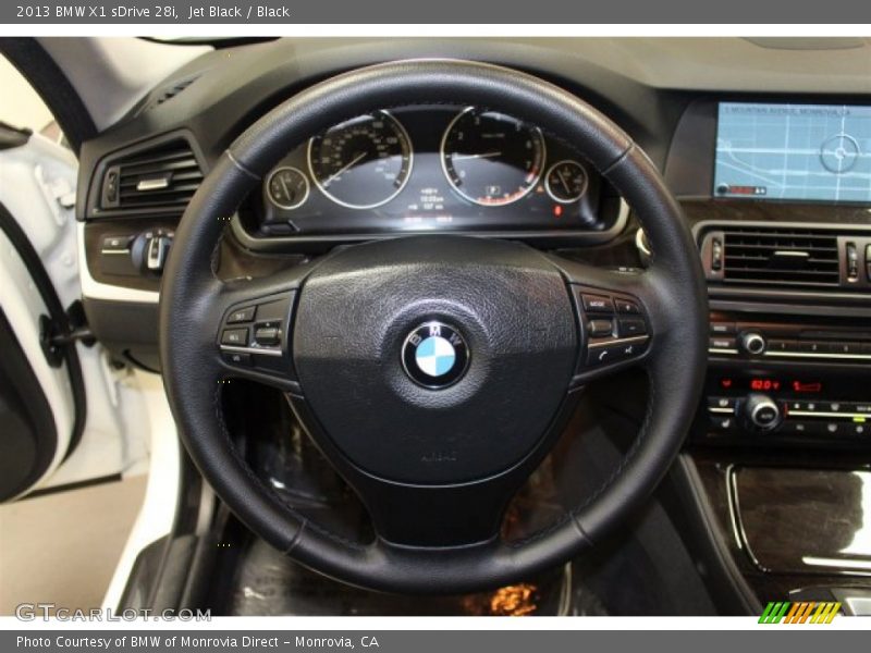 Jet Black / Black 2013 BMW X1 sDrive 28i