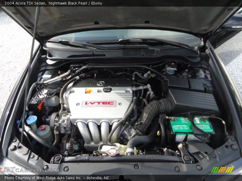 Nighthawk Black Pearl / Ebony 2004 Acura TSX Sedan