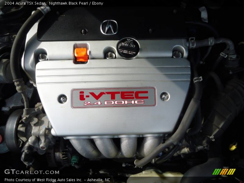 Nighthawk Black Pearl / Ebony 2004 Acura TSX Sedan
