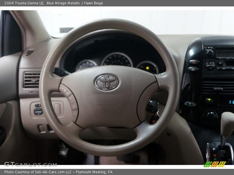 Blue Mirage Metallic / Fawn Beige 2004 Toyota Sienna LE