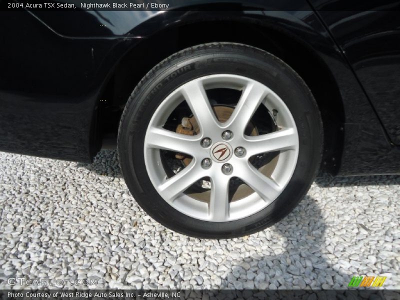 Nighthawk Black Pearl / Ebony 2004 Acura TSX Sedan