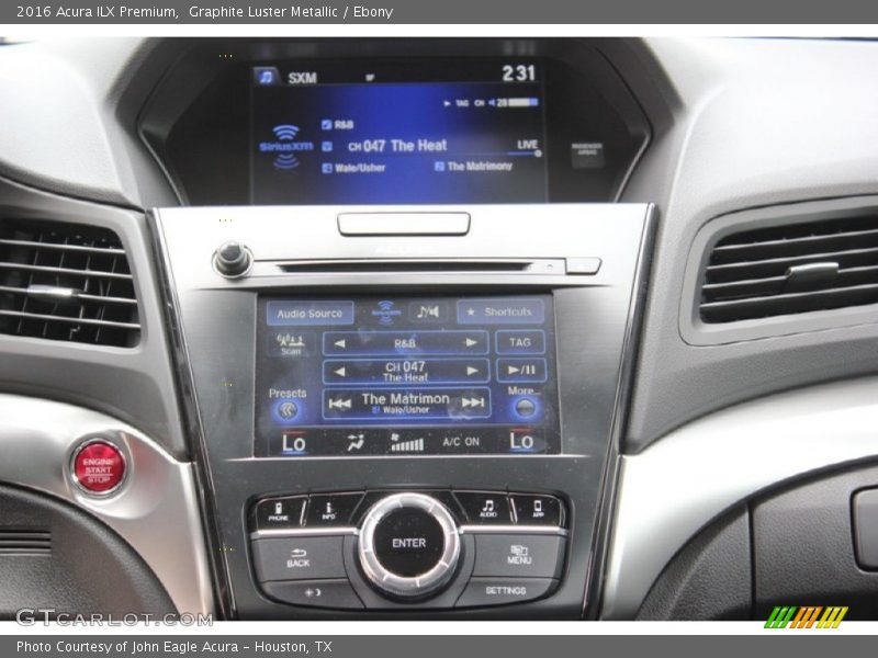 Graphite Luster Metallic / Ebony 2016 Acura ILX Premium
