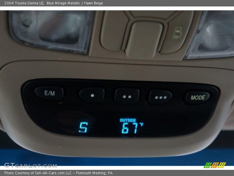 Blue Mirage Metallic / Fawn Beige 2004 Toyota Sienna LE