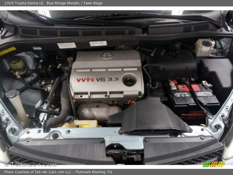 Blue Mirage Metallic / Fawn Beige 2004 Toyota Sienna LE