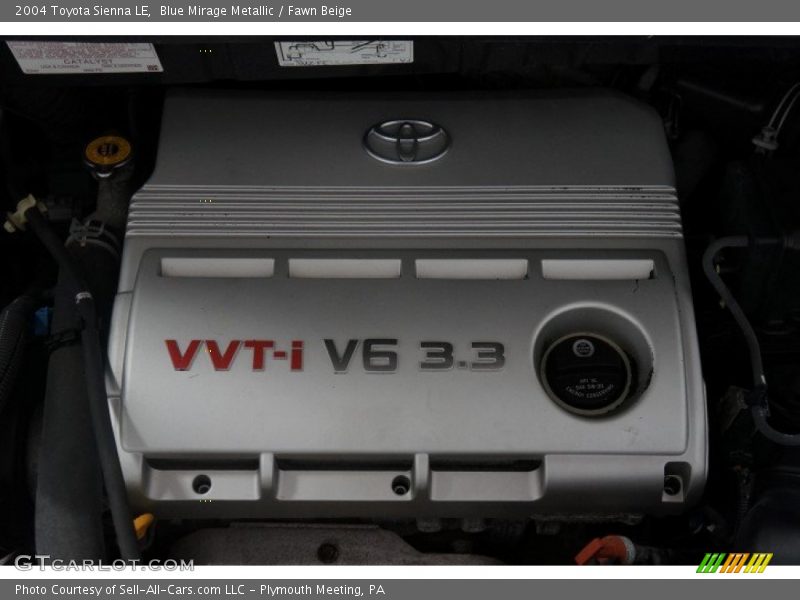 Blue Mirage Metallic / Fawn Beige 2004 Toyota Sienna LE