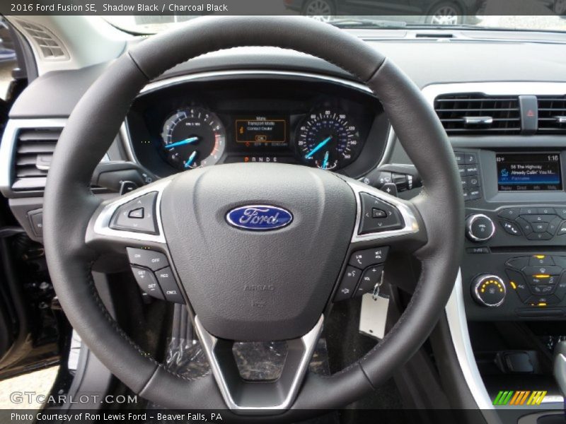 Shadow Black / Charcoal Black 2016 Ford Fusion SE