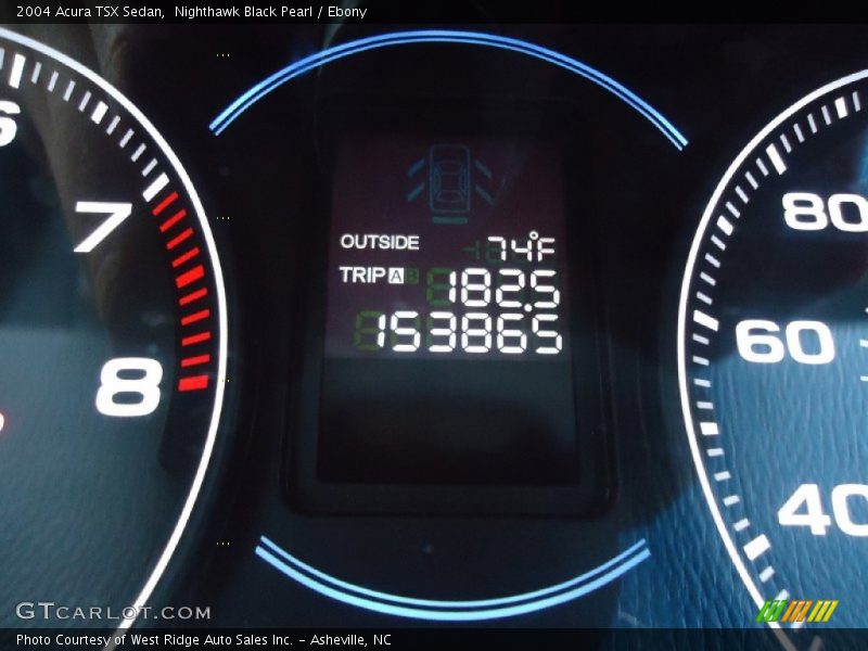 Nighthawk Black Pearl / Ebony 2004 Acura TSX Sedan