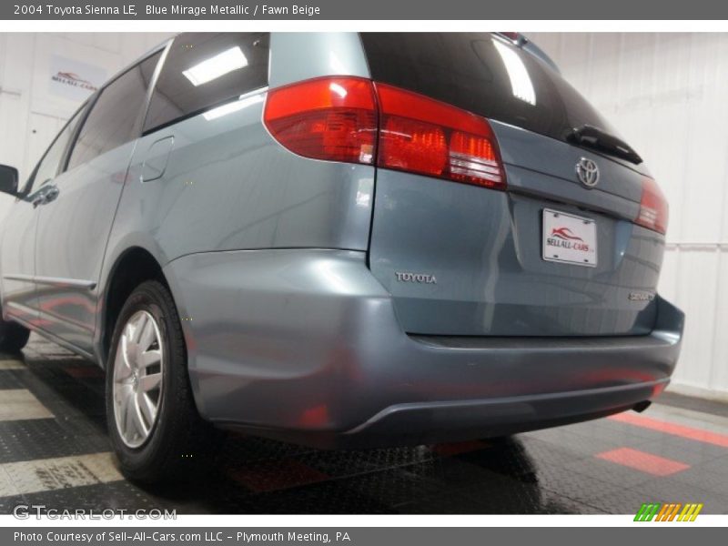 Blue Mirage Metallic / Fawn Beige 2004 Toyota Sienna LE
