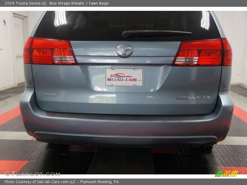 Blue Mirage Metallic / Fawn Beige 2004 Toyota Sienna LE