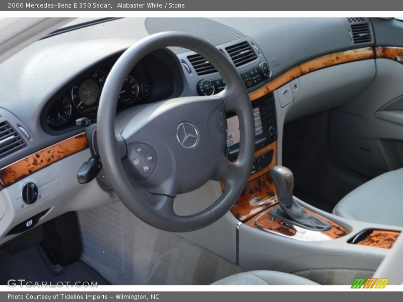 Alabaster White / Stone 2006 Mercedes-Benz E 350 Sedan