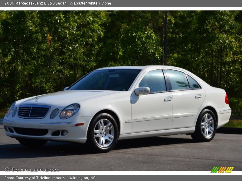 Alabaster White / Stone 2006 Mercedes-Benz E 350 Sedan