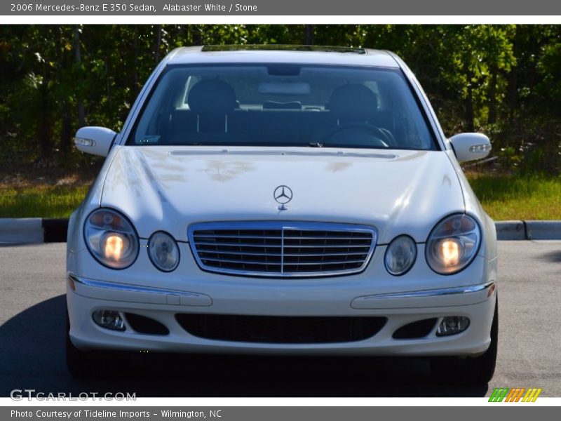 Alabaster White / Stone 2006 Mercedes-Benz E 350 Sedan