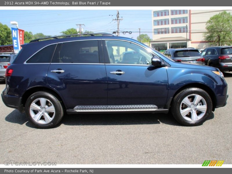 Bali Blue Pearl / Taupe 2012 Acura MDX SH-AWD Technology