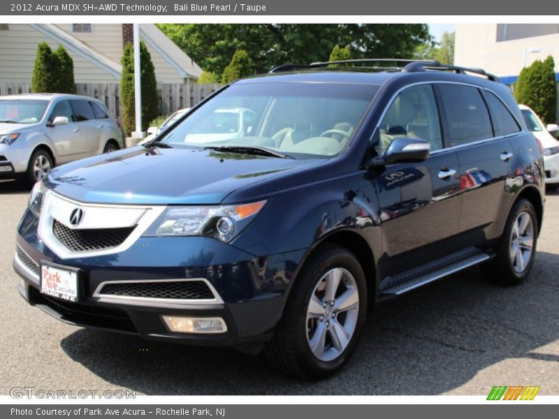 Bali Blue Pearl / Taupe 2012 Acura MDX SH-AWD Technology