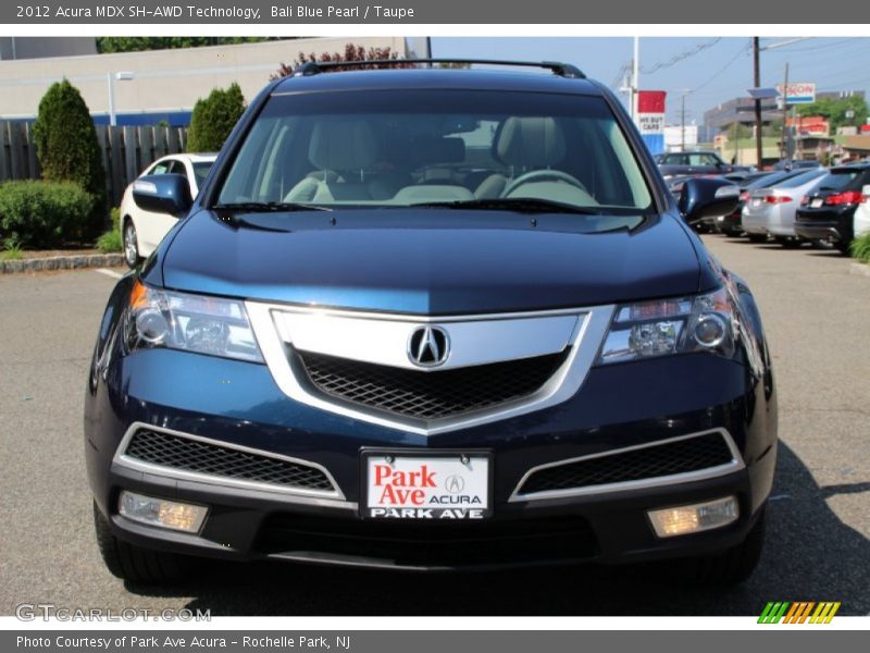 Bali Blue Pearl / Taupe 2012 Acura MDX SH-AWD Technology
