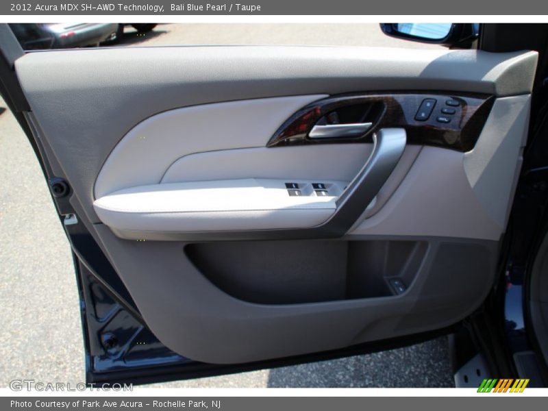 Bali Blue Pearl / Taupe 2012 Acura MDX SH-AWD Technology