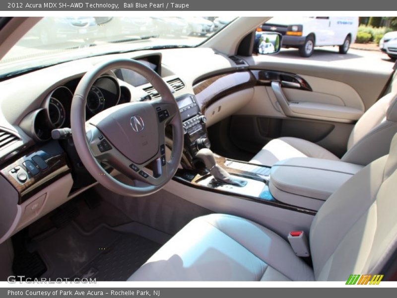 Bali Blue Pearl / Taupe 2012 Acura MDX SH-AWD Technology