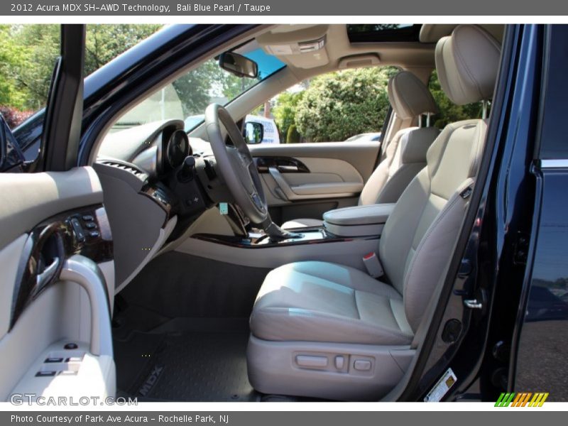Bali Blue Pearl / Taupe 2012 Acura MDX SH-AWD Technology