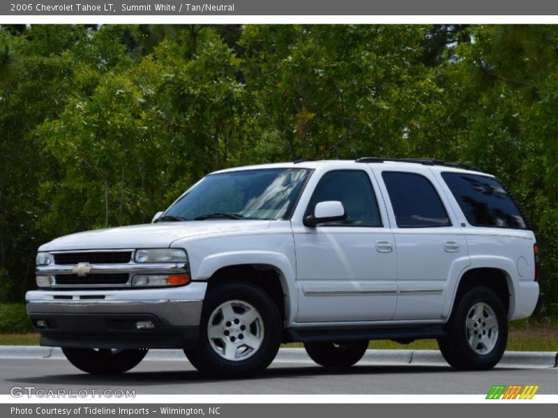 Summit White / Tan/Neutral 2006 Chevrolet Tahoe LT