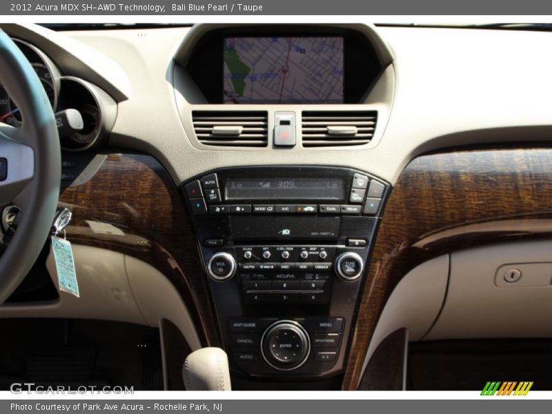 Bali Blue Pearl / Taupe 2012 Acura MDX SH-AWD Technology