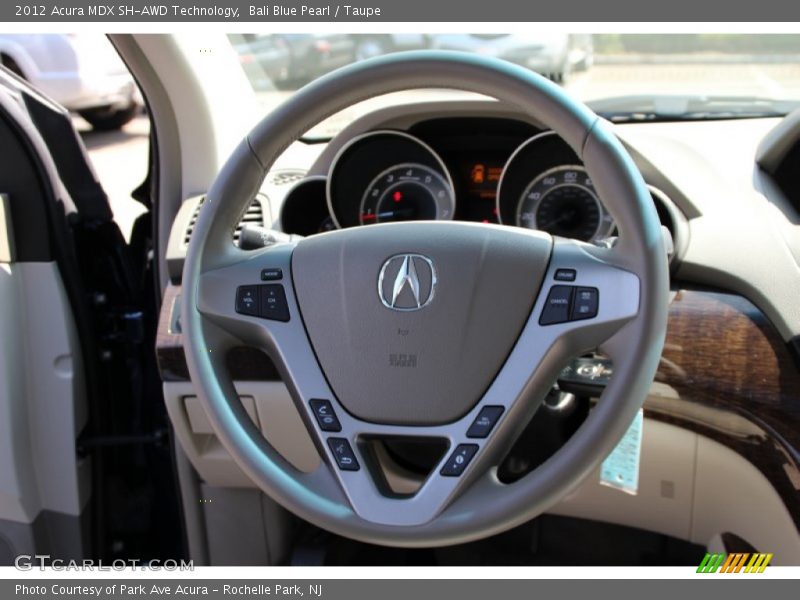 Bali Blue Pearl / Taupe 2012 Acura MDX SH-AWD Technology