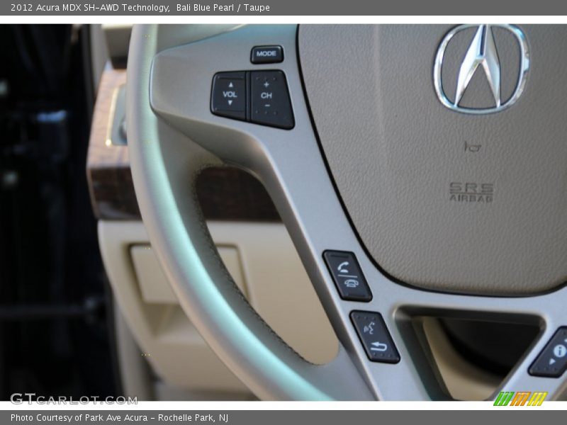 Bali Blue Pearl / Taupe 2012 Acura MDX SH-AWD Technology