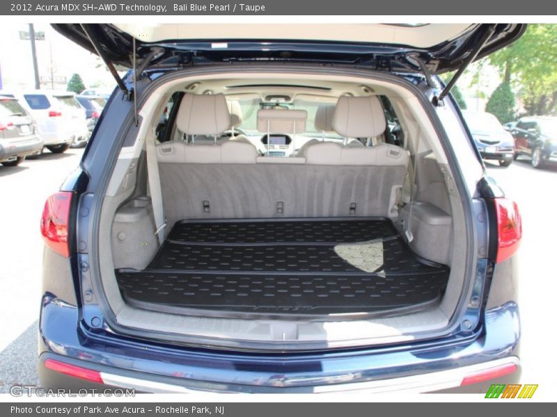 Bali Blue Pearl / Taupe 2012 Acura MDX SH-AWD Technology