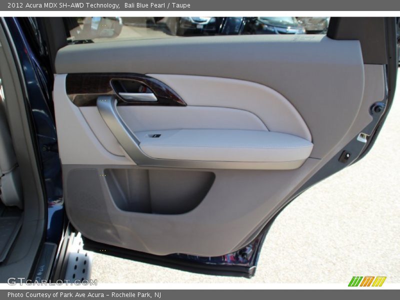 Bali Blue Pearl / Taupe 2012 Acura MDX SH-AWD Technology