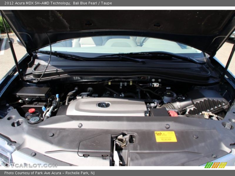 Bali Blue Pearl / Taupe 2012 Acura MDX SH-AWD Technology