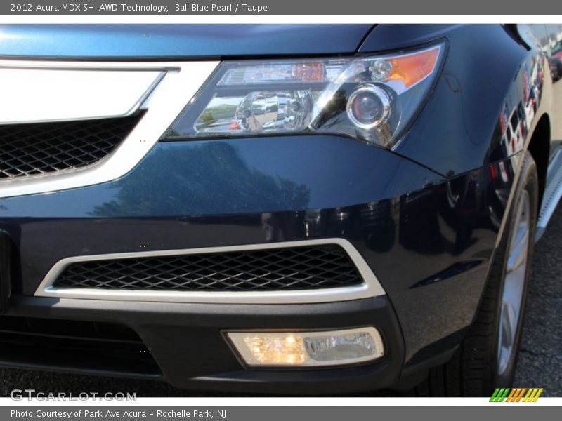Bali Blue Pearl / Taupe 2012 Acura MDX SH-AWD Technology