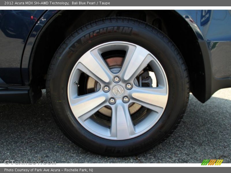 Bali Blue Pearl / Taupe 2012 Acura MDX SH-AWD Technology
