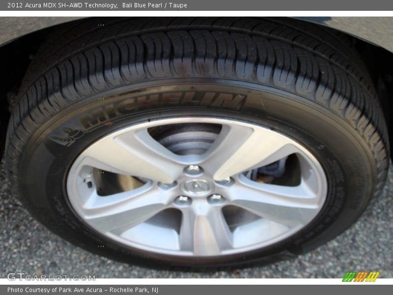 Bali Blue Pearl / Taupe 2012 Acura MDX SH-AWD Technology