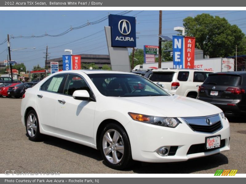 Bellanova White Pearl / Ebony 2012 Acura TSX Sedan