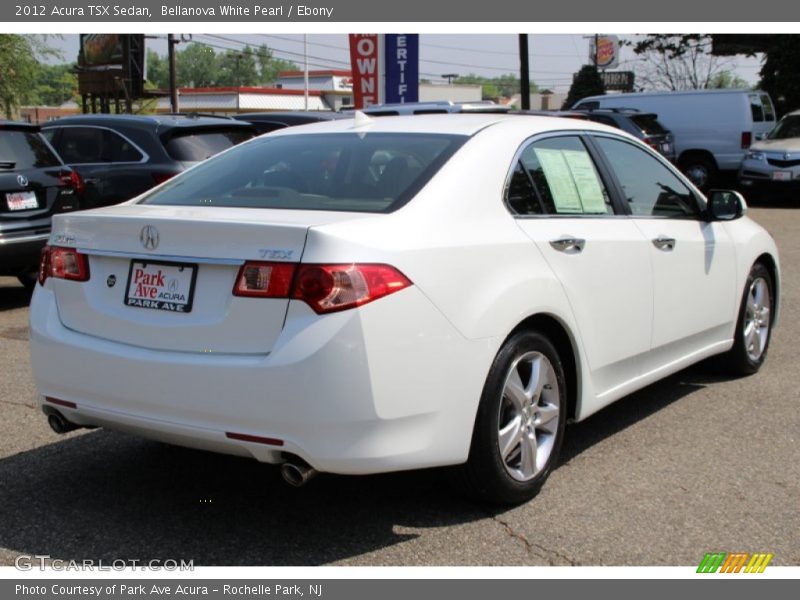 Bellanova White Pearl / Ebony 2012 Acura TSX Sedan
