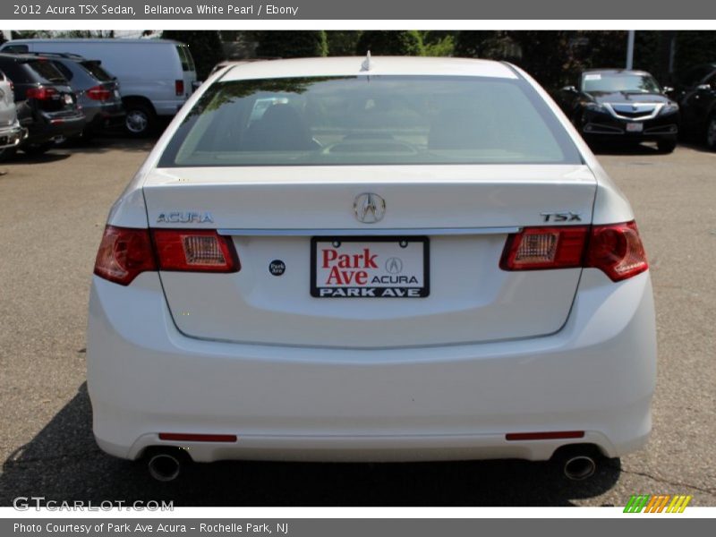 Bellanova White Pearl / Ebony 2012 Acura TSX Sedan