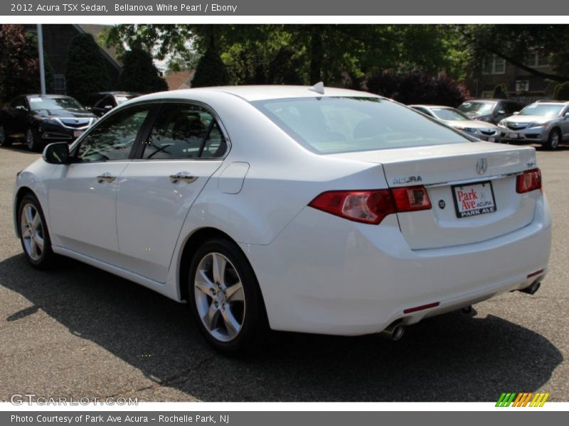 Bellanova White Pearl / Ebony 2012 Acura TSX Sedan