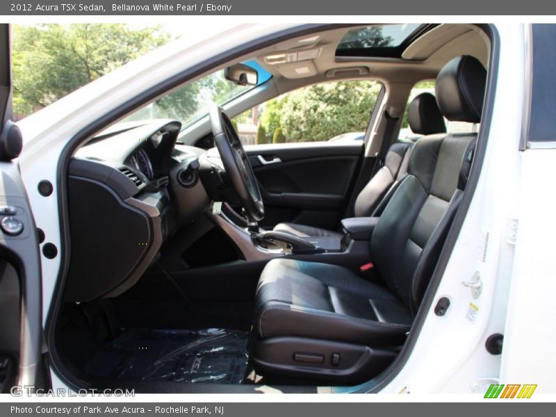 Bellanova White Pearl / Ebony 2012 Acura TSX Sedan