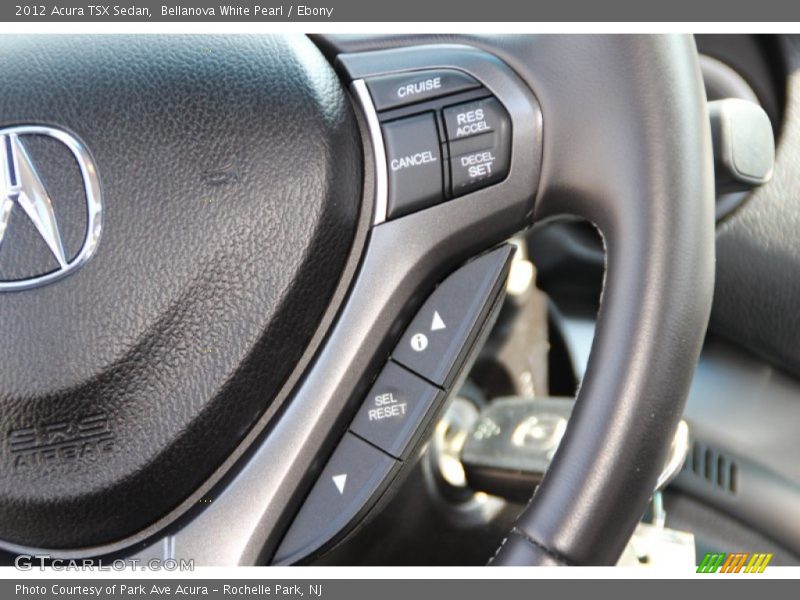 Bellanova White Pearl / Ebony 2012 Acura TSX Sedan