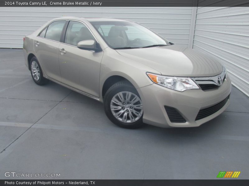 Creme Brulee Metallic / Ivory 2014 Toyota Camry LE