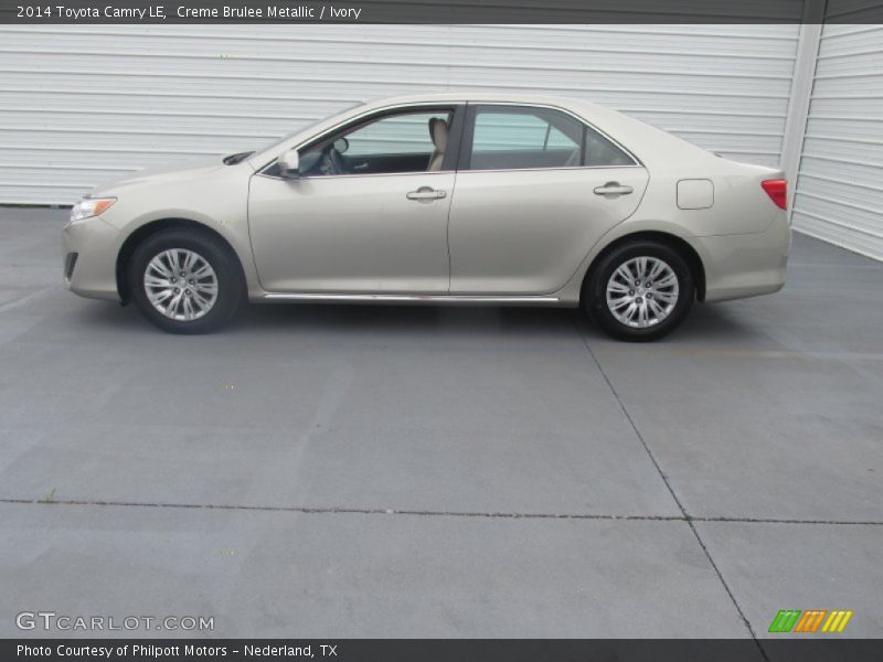 Creme Brulee Metallic / Ivory 2014 Toyota Camry LE