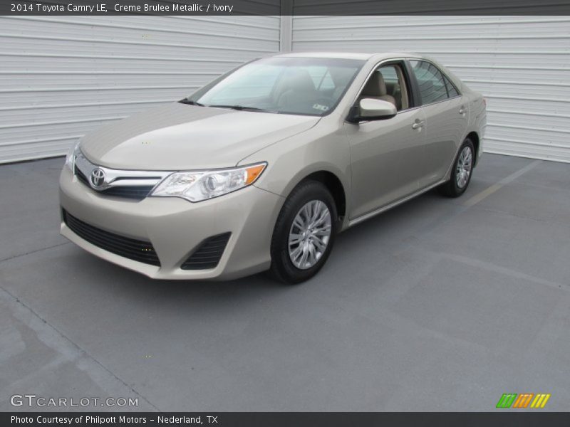 Creme Brulee Metallic / Ivory 2014 Toyota Camry LE