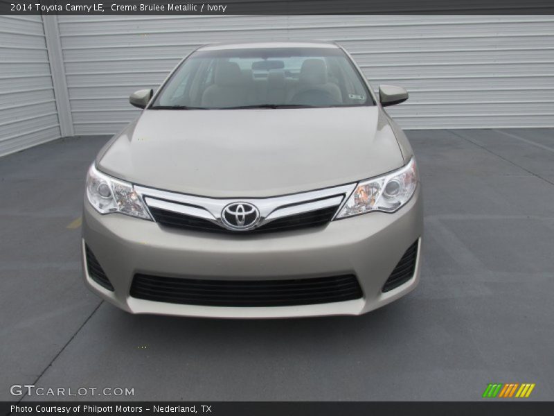 Creme Brulee Metallic / Ivory 2014 Toyota Camry LE