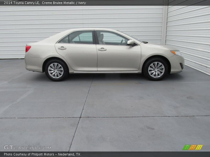 Creme Brulee Metallic / Ivory 2014 Toyota Camry LE