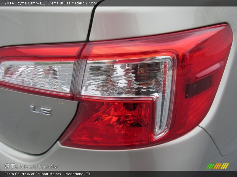 Creme Brulee Metallic / Ivory 2014 Toyota Camry LE