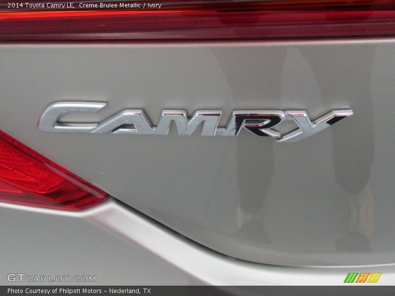 Creme Brulee Metallic / Ivory 2014 Toyota Camry LE