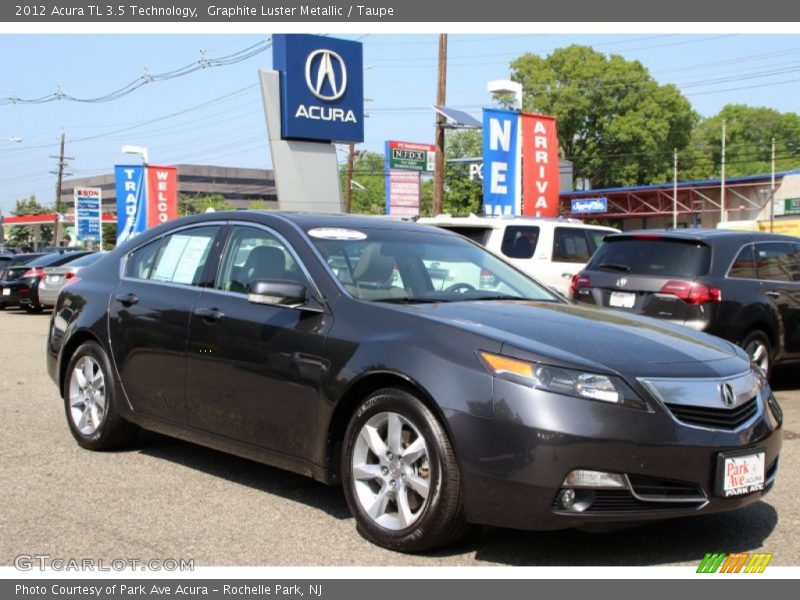 Graphite Luster Metallic / Taupe 2012 Acura TL 3.5 Technology