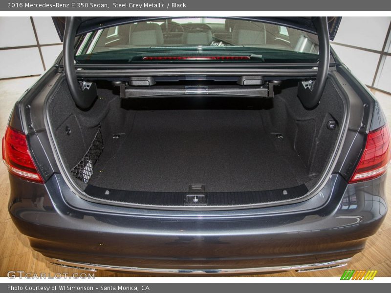 Steel Grey Metallic / Black 2016 Mercedes-Benz E 350 Sedan