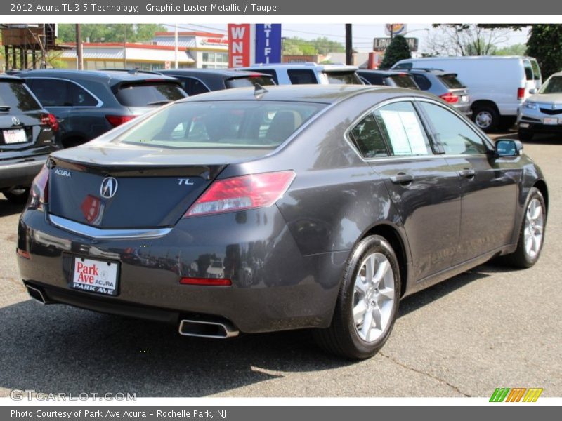 Graphite Luster Metallic / Taupe 2012 Acura TL 3.5 Technology