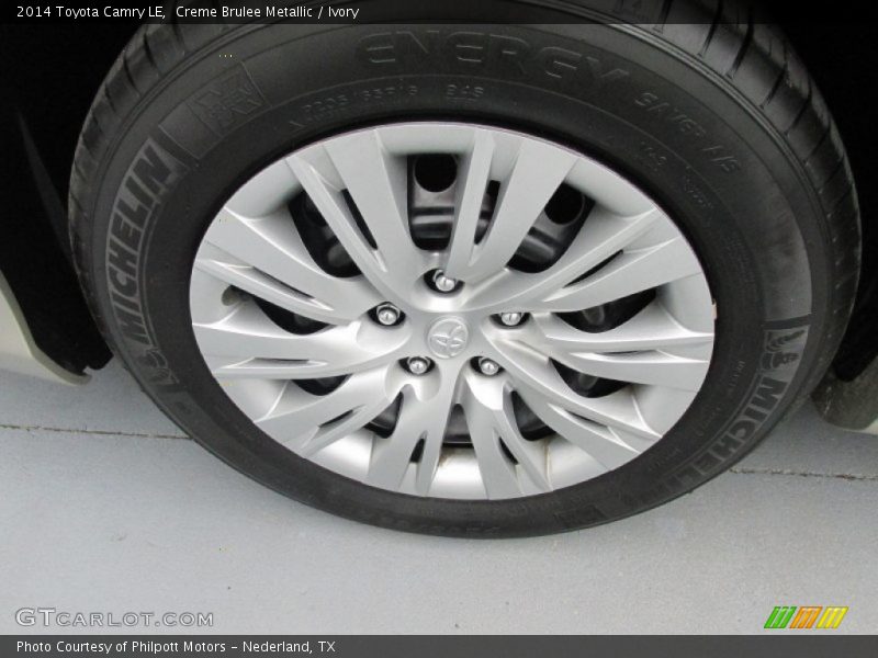 Creme Brulee Metallic / Ivory 2014 Toyota Camry LE